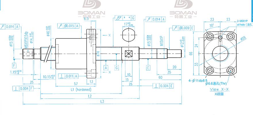 TBI XSVR02010B1DGC5-499-P1 tbi滚珠丝杆 选型模型