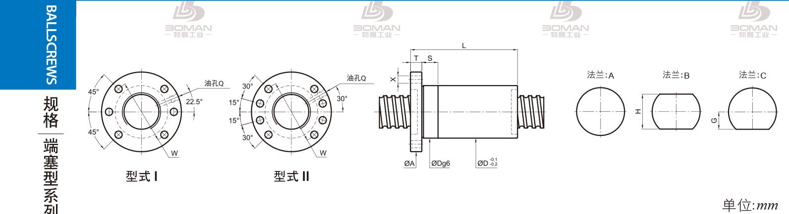 PMI FSDC2806-5 PMI丝杆导轨超薄型号