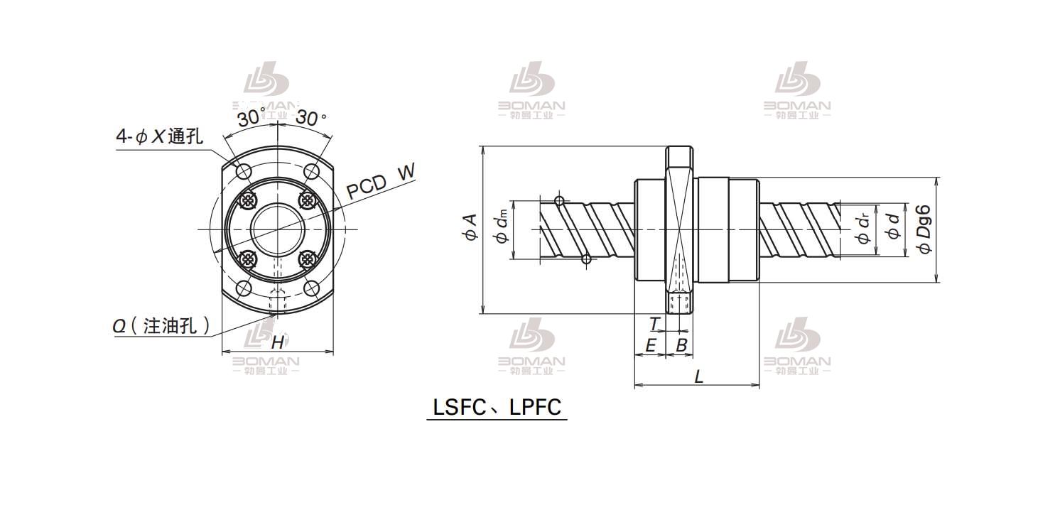 NSK LSFC2020-3-NSK LSFC滚珠丝杠